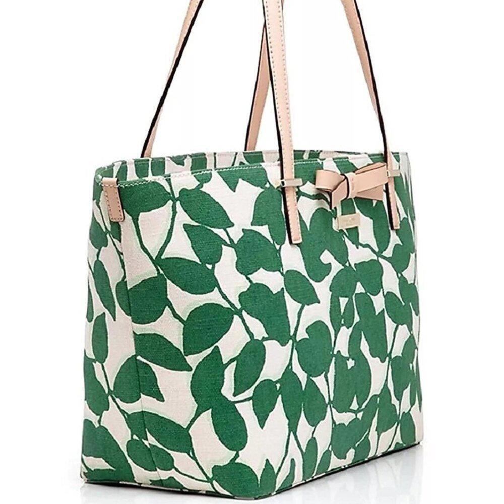 Kate Spade South Poplar Street Francis Leaves Tote - NWOT - Picture 3 of 5